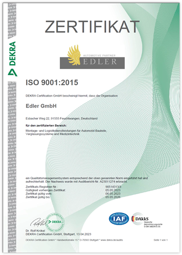 Zertifikat DE 2023